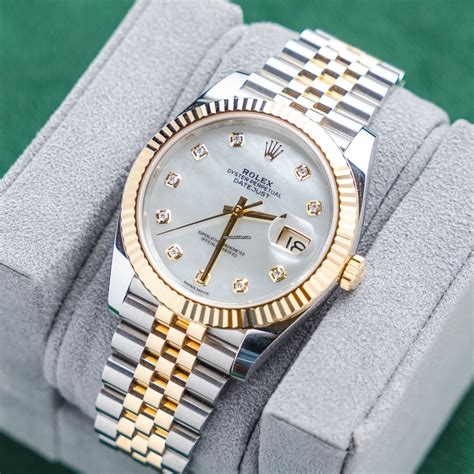 rolex datejust pearl face|cheapest Rolex Datejust two tone.